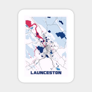 Launceston - Australia MilkTea City Map Magnet