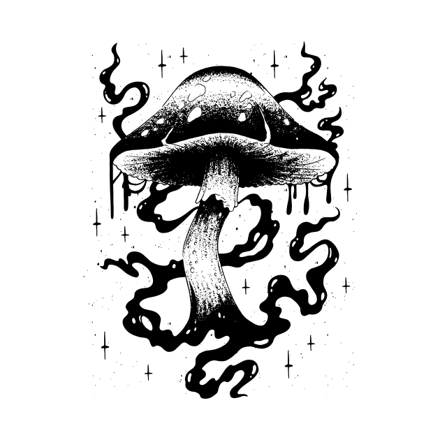 Trippy Mushroom by LAPublicTees