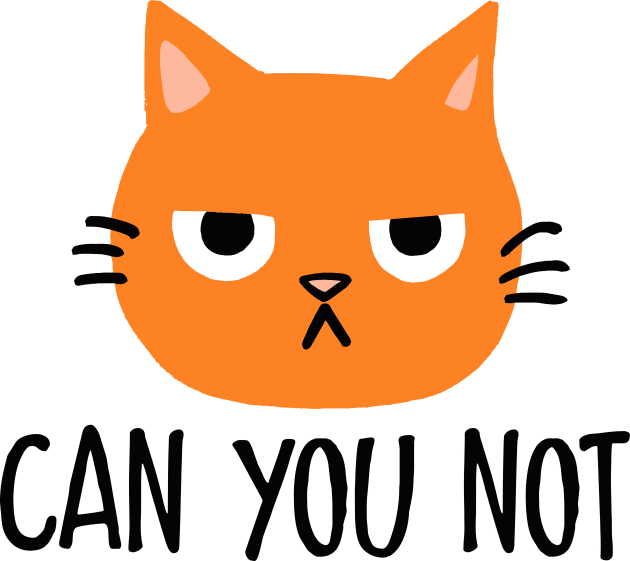 Annoyed Cat - Can You Not Kids T-Shirt by Coffee Squirrel