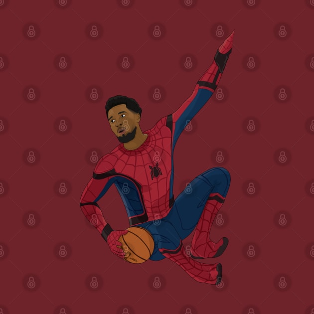 Donovan Mitchell Spida digital illustration by fmmgraphicdesign