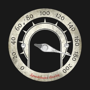 Speedometer Vintage Analog T-Shirt