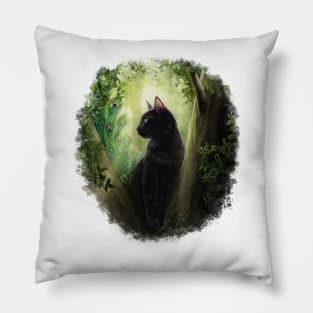 Peacock Cat Pillow