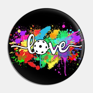 i love pickleball pickle ball gift Pin