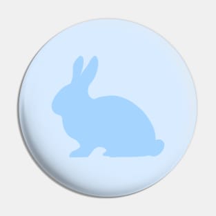 Bunny Rabbit Pattern in Blue Pin