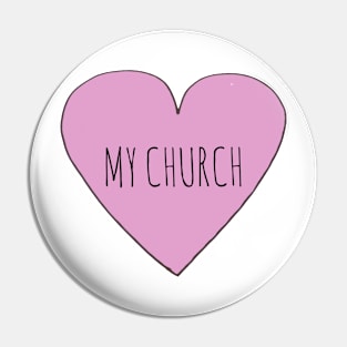My Church Love Pin