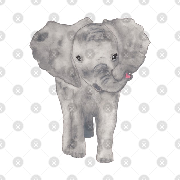 Cute Elephant by Wild Tangents