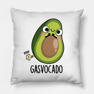 Gasvocado Funny Farting Avocado Pun Pillow