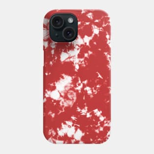 Poppy red Storm - Tie-Dye Shibori Texture Phone Case