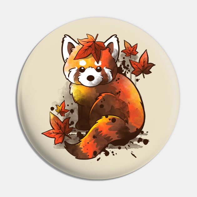 Red panda red leaves Pin by NemiMakeit