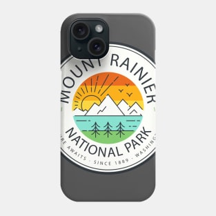 Mount Rainier National Park Phone Case