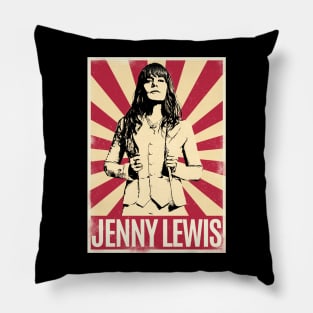 Retro Vintage Jenny Lewis Pillow