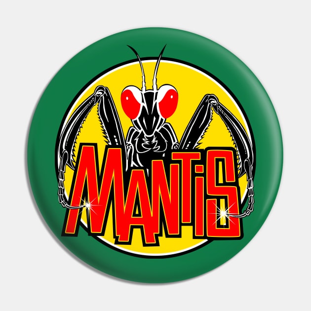 Mantis Floorless Roller Coaster Pin by carcinojen