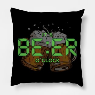 It's BEER o'clock Pillow