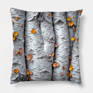 Aspen Tree Trunks - Landscape Pillow