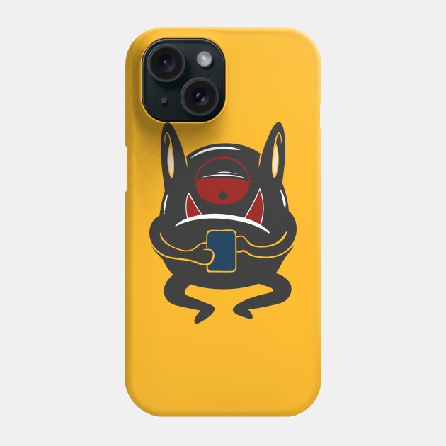 funny one eyed monster Phone Case by mutarek