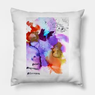 Together (happy art) Pillow