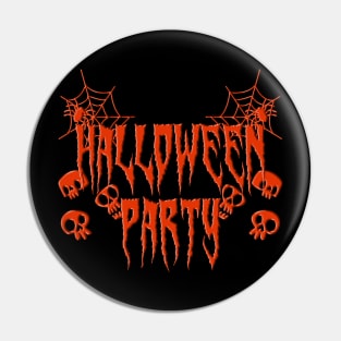 Halloween Party Pin