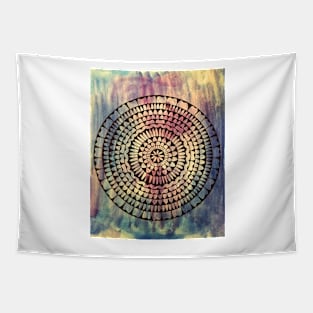 Tie-Dye Mandala Tapestry