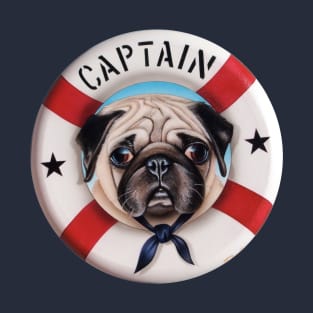 Captain the Pug T-Shirt
