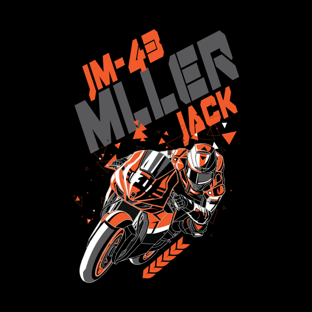Jack Miller 43 Superbike Motorcycle Racer MotoGP by CGD