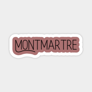 Montmartre Paris France famous neighborhood Magnet