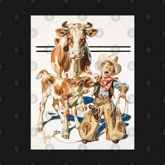 Little Cowboy 1938, Joseph Christian Leyendecker by immortalpeaches