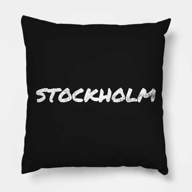 STOCKHOLM Pillow by mivpiv