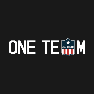 One team, One dream Football Jersey tshirt tee shirt T-Shirt