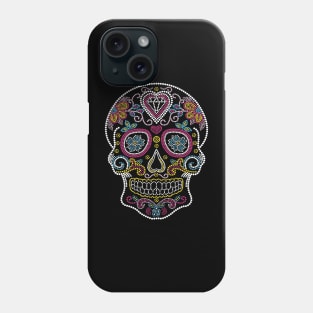 Sugar Skull Rhinestone style Phone Case