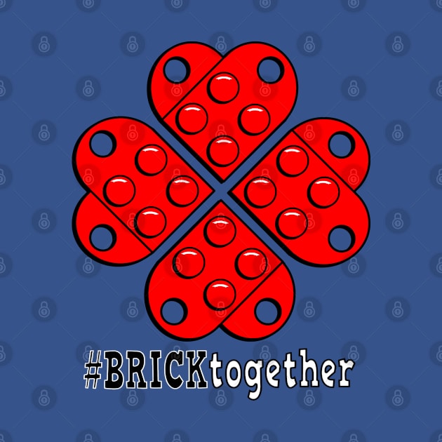 Brick Together Flower Power - Red by Brick_Together