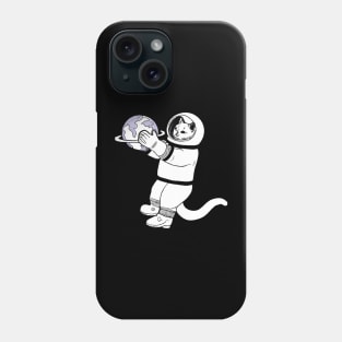 cat playing with the world part 2 Phone Case