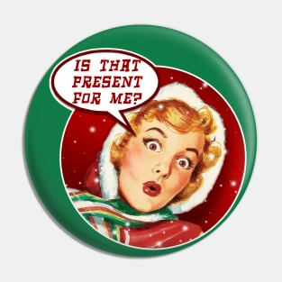 Christmas Girl Pin