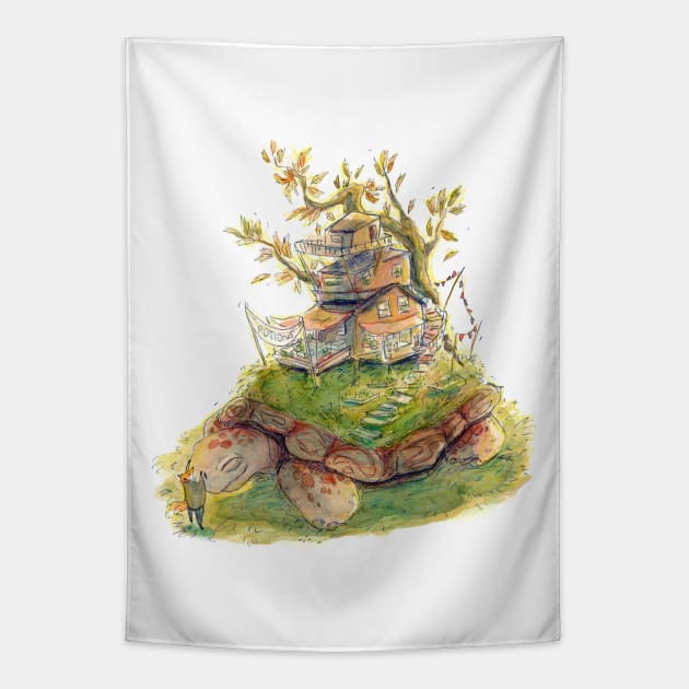 Tortoise Tapestry by Rumpled Crow