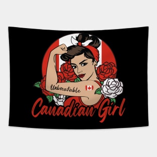 Canadian Girl Tapestry