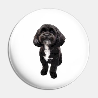 Shih Tzu Black Cute Puppy Dog Pin