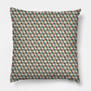 Retro Funky Style Modern Pattern Pillow