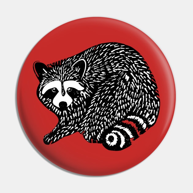 Raccoon the first Pin by divafern