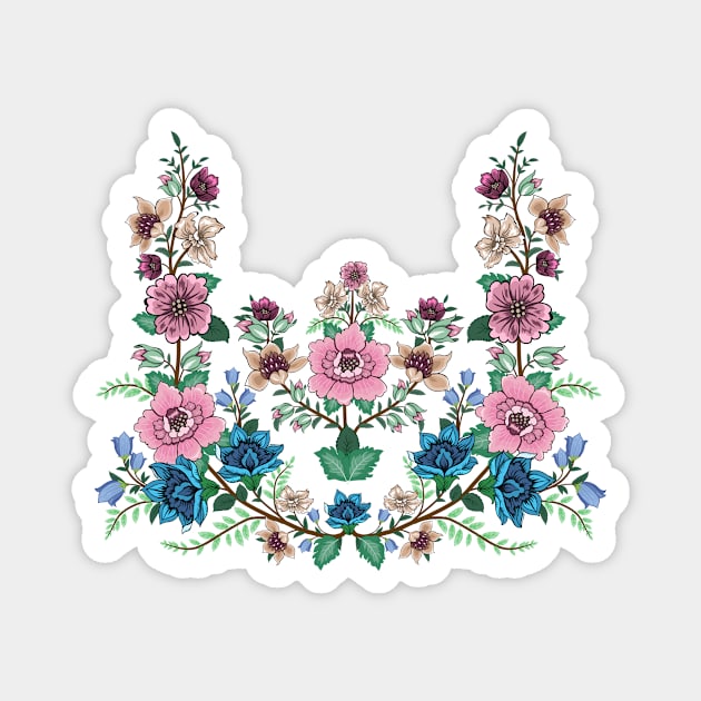 floral ornaments Magnet by bless2015