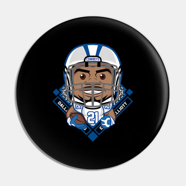 Ezekiel Elliott Pin by lam-san-dan