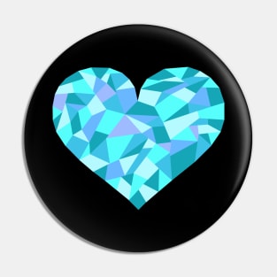 Ice Heart Pin