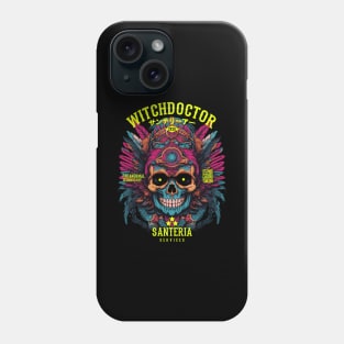 Witch Doctor Skull Phone Case