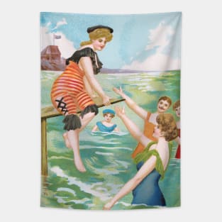 Edwardian bathers Tapestry