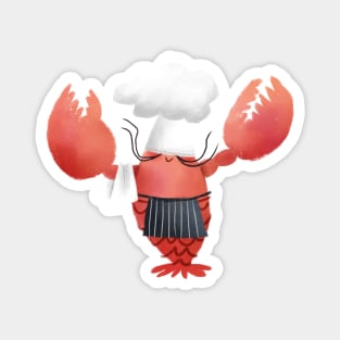 Lobster Chef Magnet