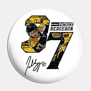 Patrice Bergeron Boston Offset Pin