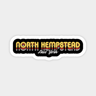 Retro North Hempstead New York Magnet