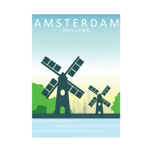 Windmill Villages Amsterdam T-Shirt