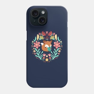 Fox booklover Phone Case