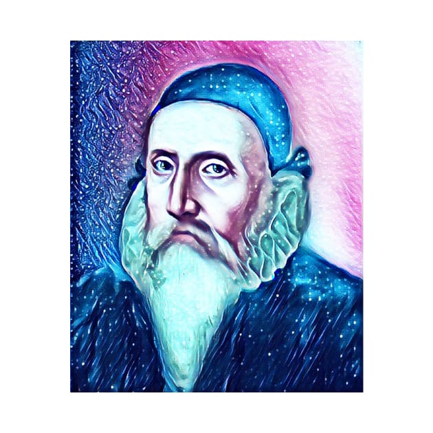 John Dee Snowy Portrait | John Dee Artwork 13 by JustLit