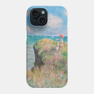 Cliff Walk at Pourville Phone Case