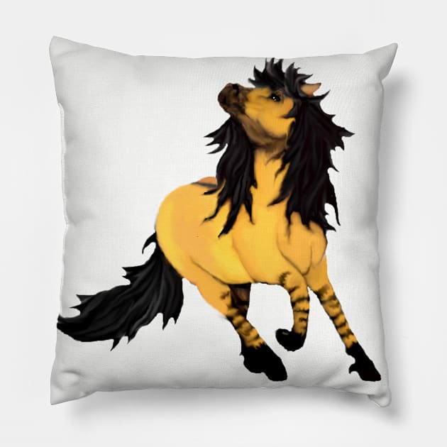 Buckskin Pony Pillow by 1 Kreative Kat